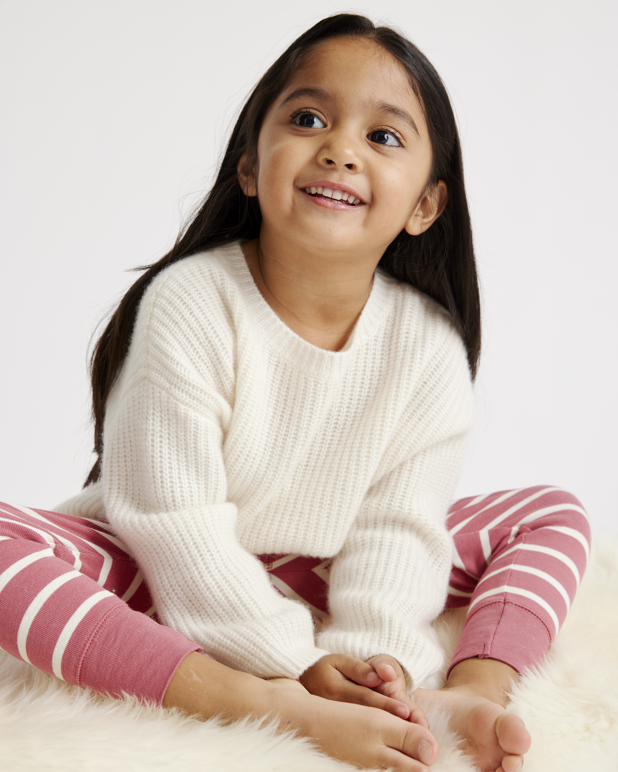 Mongolian Cashmere Fisherman Tunic Sweater - Toddler - thumbnail 3