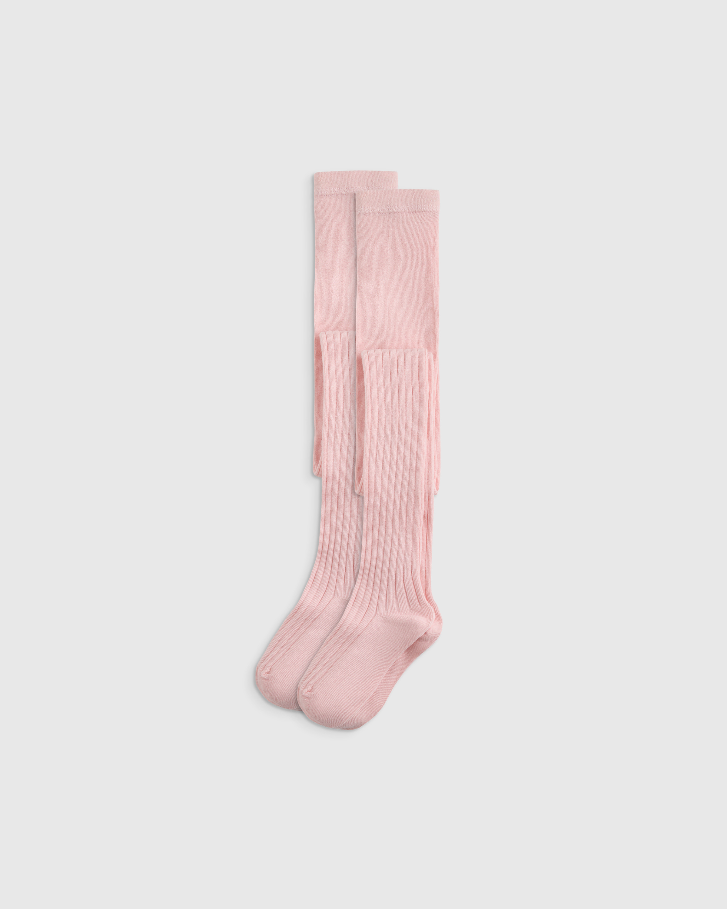 Organic Cotton Rib Tights (2-pack)