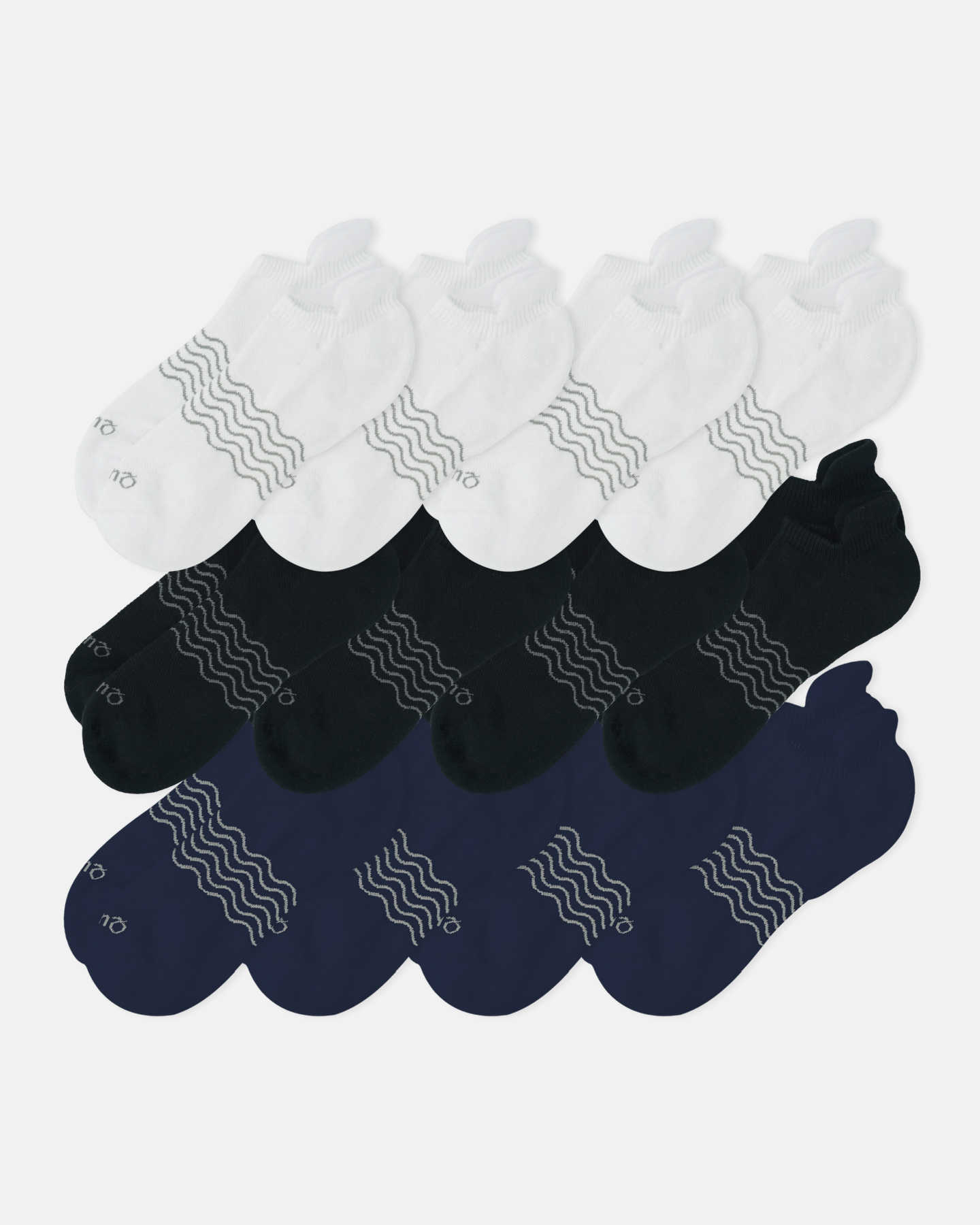 Organic Ankle Socks (12-pack) - Black