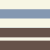 Faded Denim/Brown/Ivory Variegated Stripe