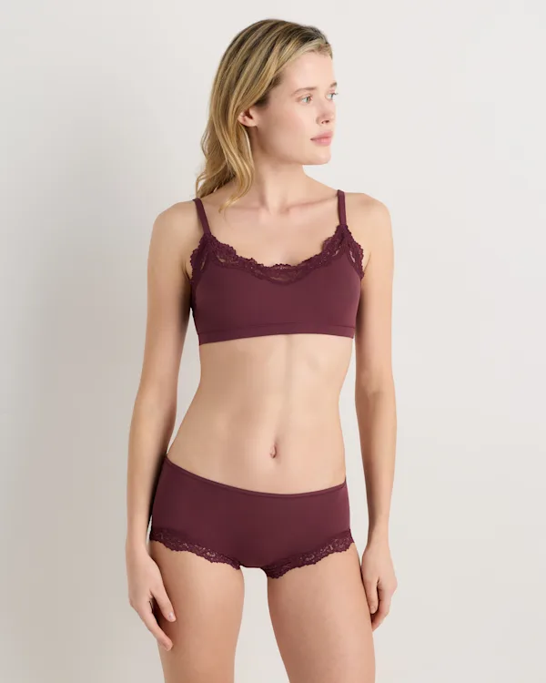 Second Skin Lace Boyshort (3-Pack)