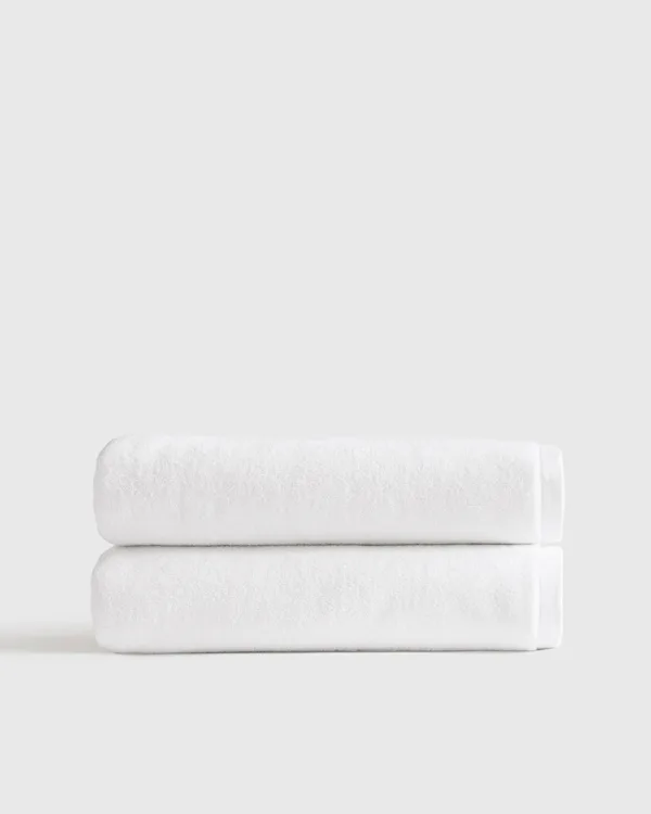 Plush Organic Turkish Cotton Bath Sheet (Set of 2)