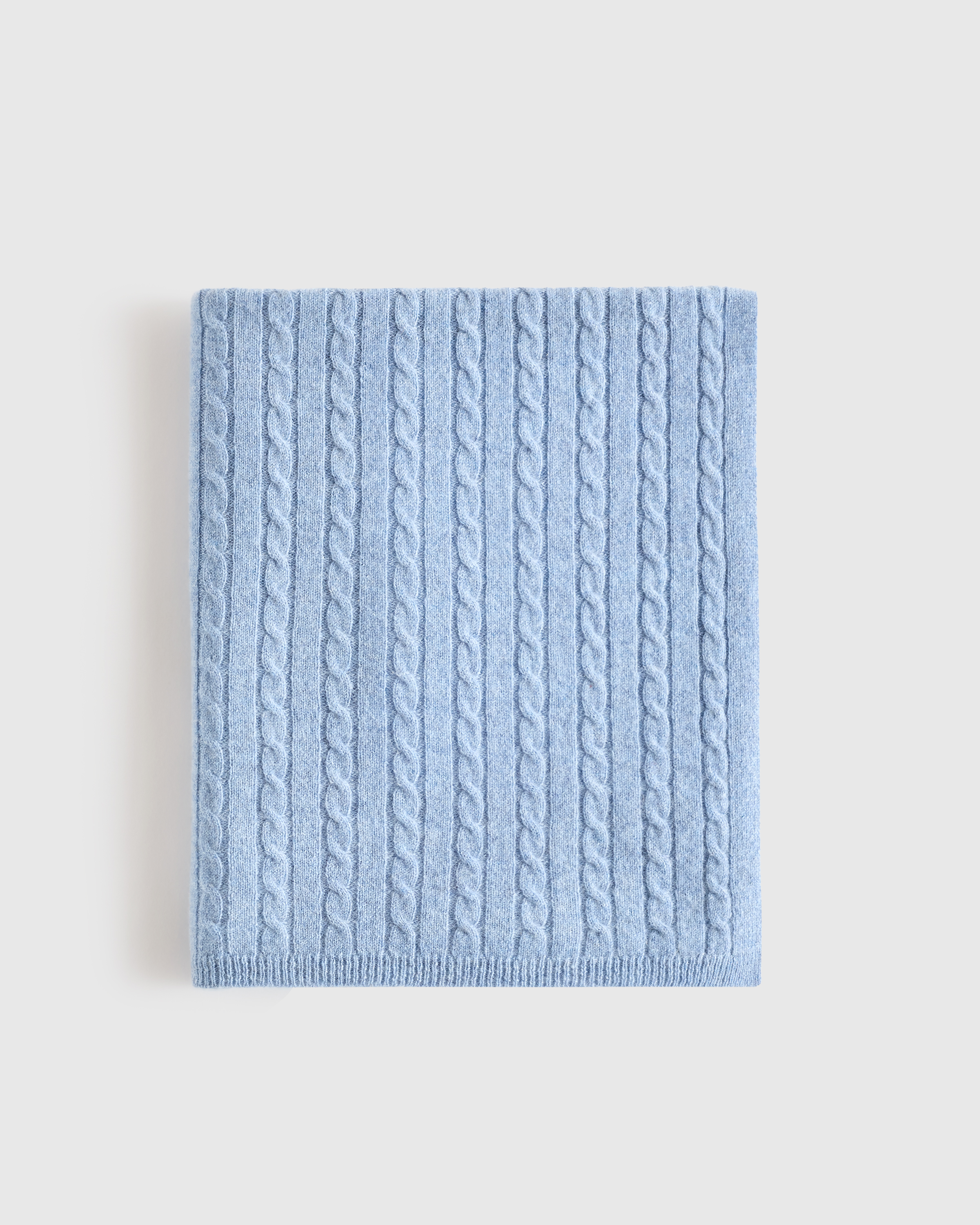 Luxe Cable Knit Cashmere Baby Blanket