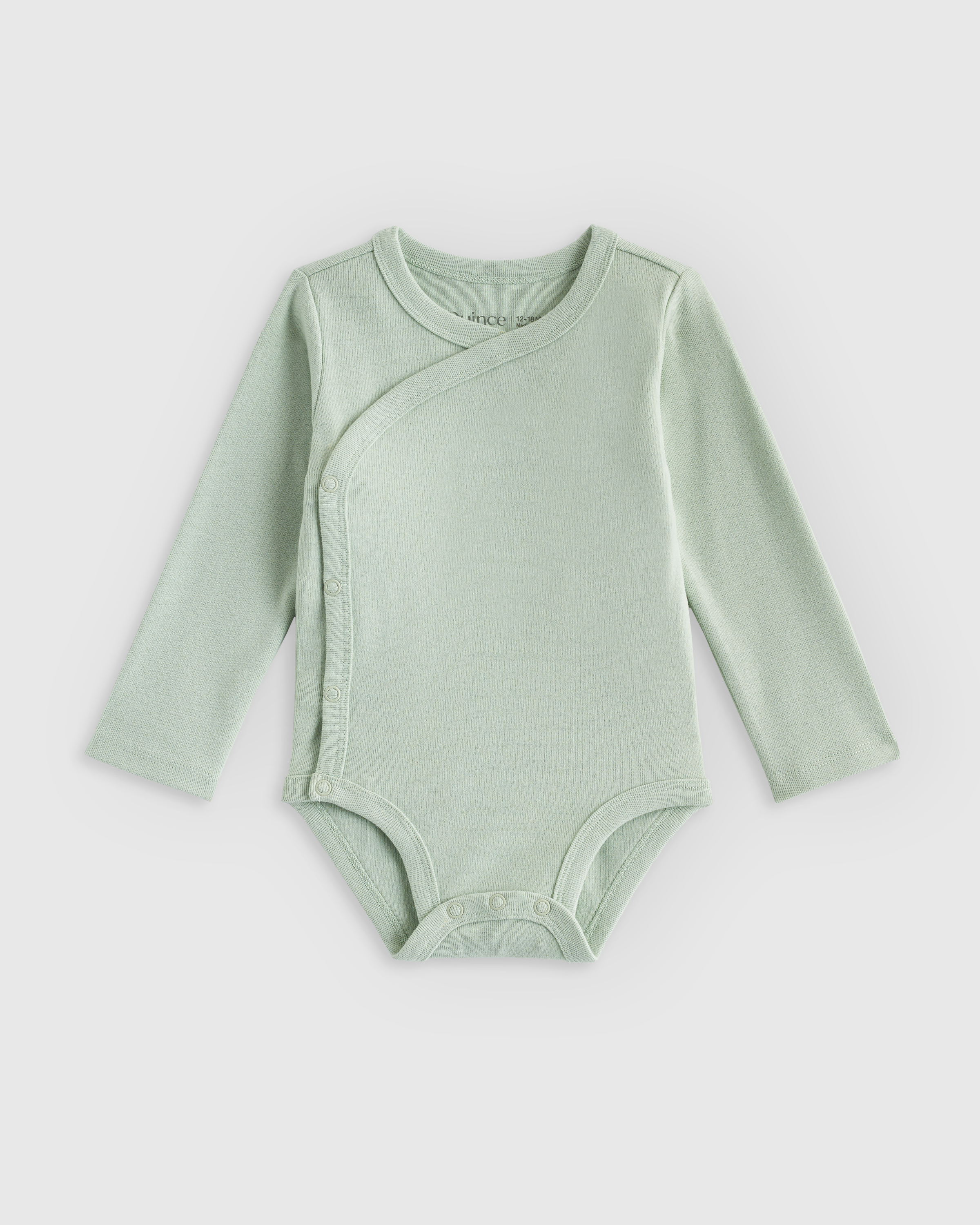 100% Organic Cotton Long Sleeve Snap Over Bodysuit 4-Pack - Baby Girl - thumbnail 6