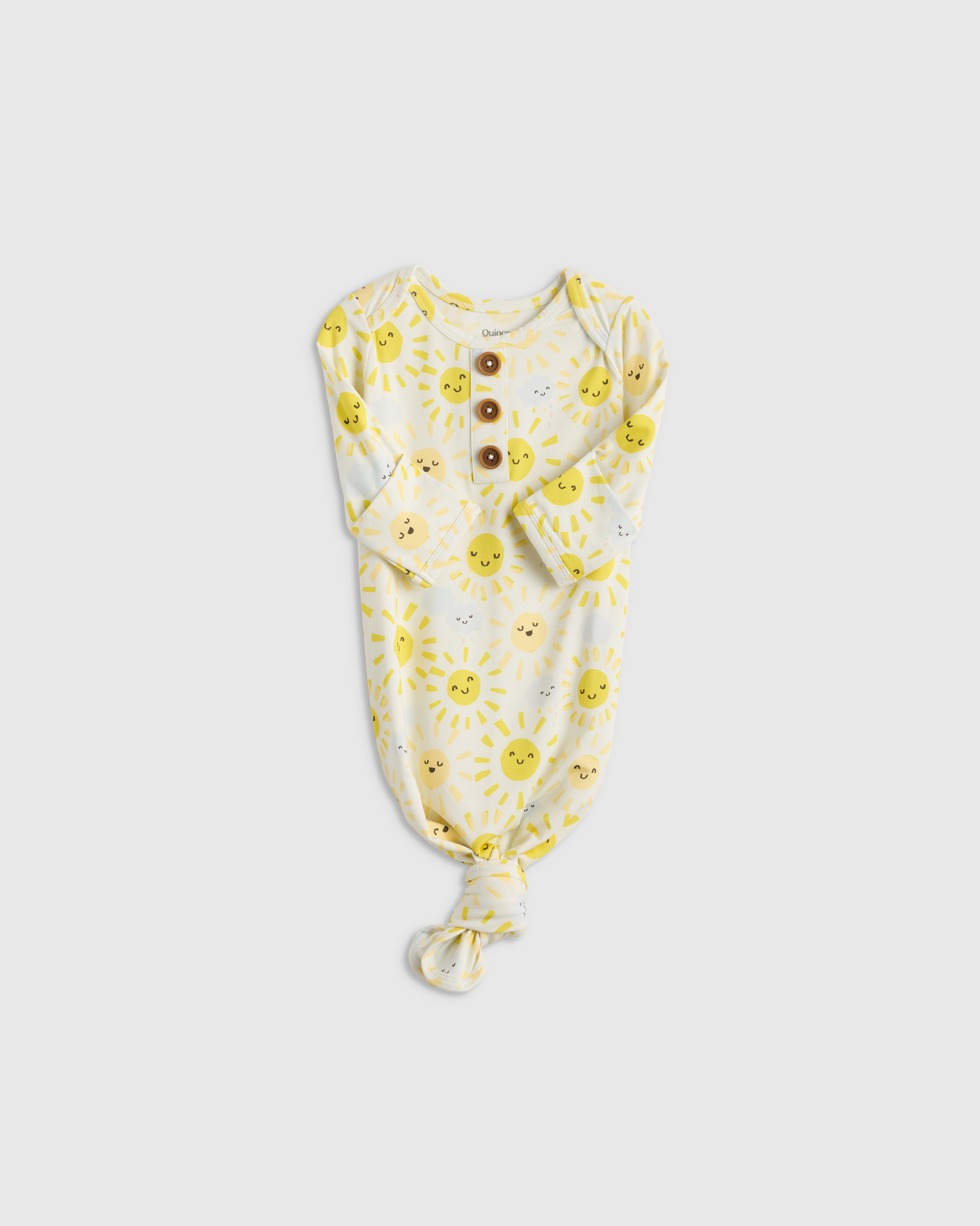 Bamboo Gown, Hat & Swaddle Set - thumbnail 7