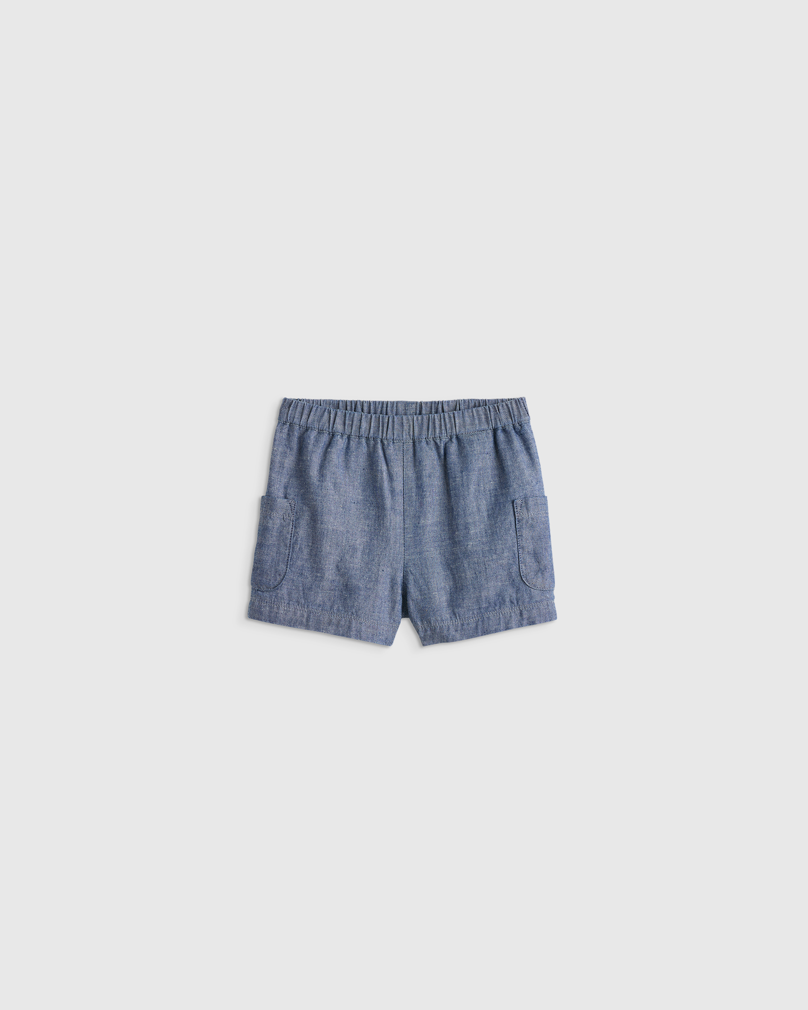 Girls Pull On Chambray Denim Short
