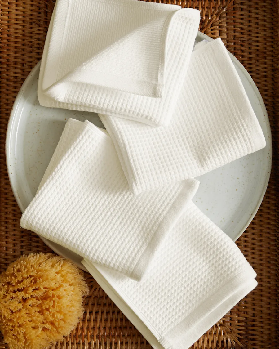 Towels WaffleTerry Ivory WashCloths 3187