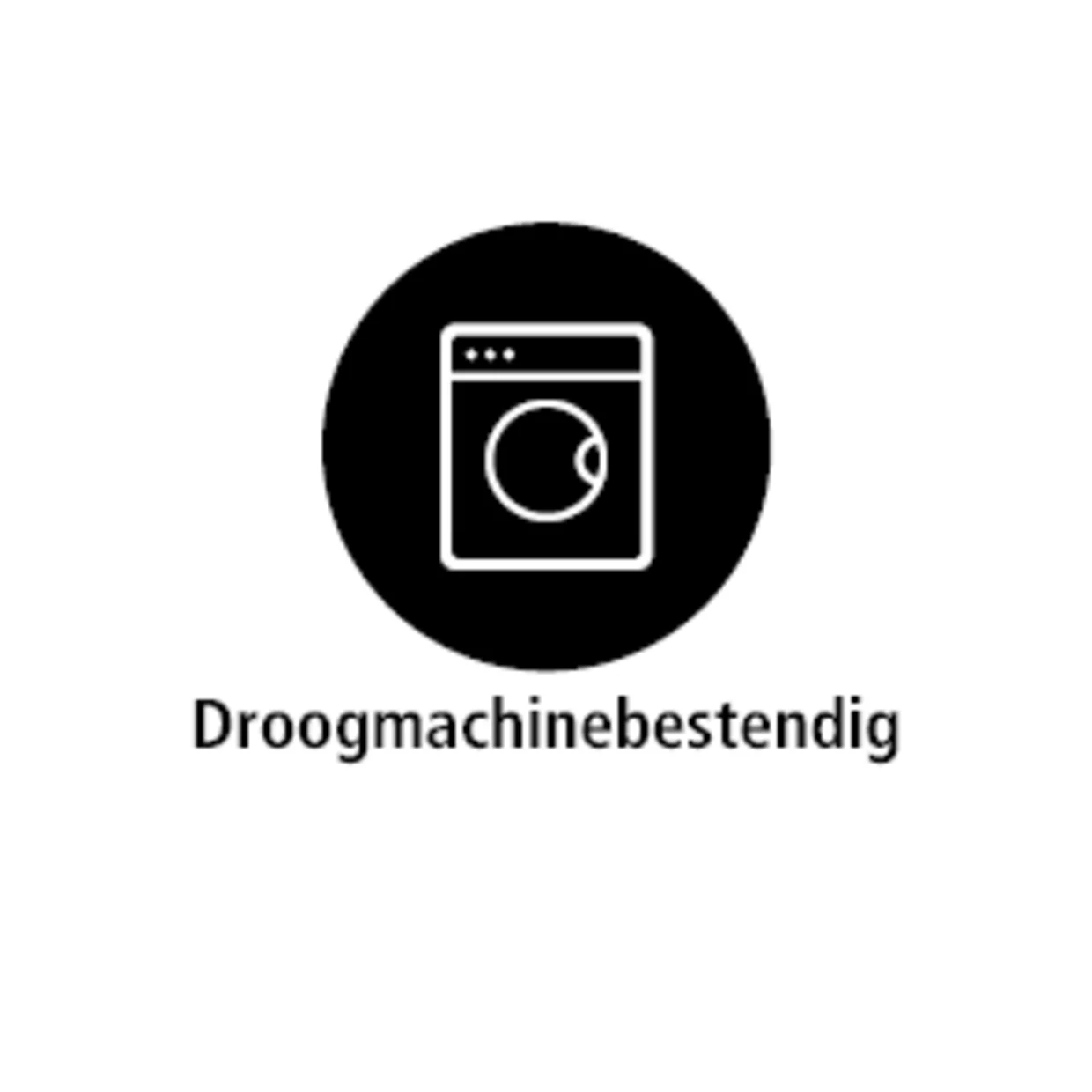 Het symbool toont een gestileerde afbeelding van een droogtrommel in een zwarte cirkel. Daaronder staat de tekst "Geschikt voor droogtrommels" om aan te geven dat het product of voorwerp veilig in een droogtrommel kan worden gedroogd. Het symbool toont een gestileerde afbeelding van een droogtrommel in een zwarte cirkel. Daaronder staat de tekst "Geschikt voor droogtrommels" om aan te geven dat het product of voorwerp veilig in een droogtrommel kan worden gedroogd.