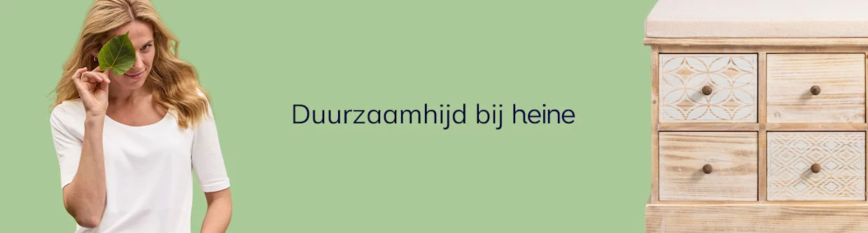 Houten ladekast met ingegraveerde patronen en tekst "Nachhaltigkeit bei heine" op een groene achtergrond. Houten ladekast met ingegraveerde patronen en tekst "Nachhaltigkeit bei heine" op een groene achtergrond.