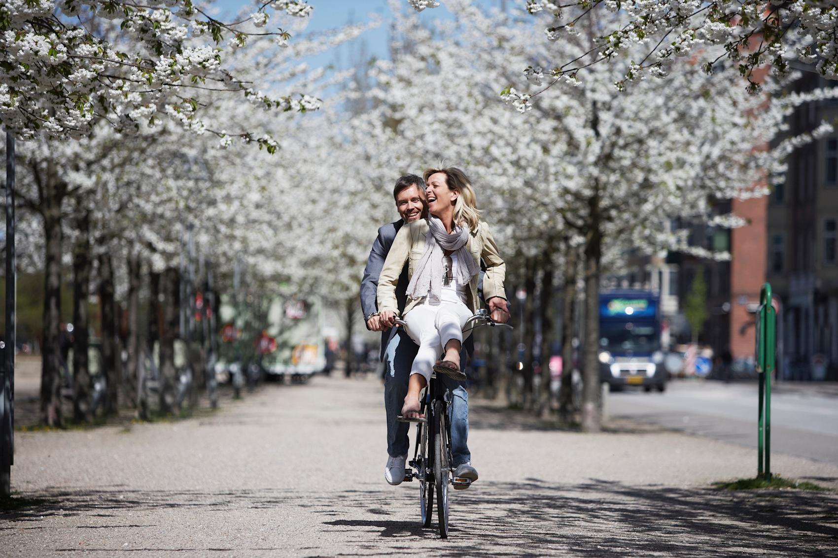 Romantisk sykkeltur i København -\nFoto: Getty Images