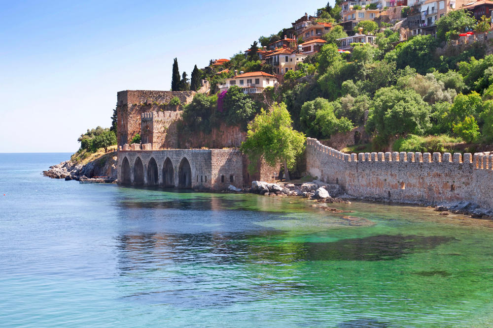 Det gamle fortet i Alanya er verdt et besøk.