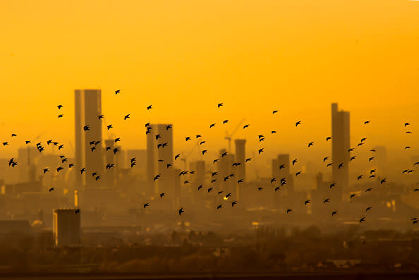 Skyline i Manchester -\nFoto: Getty Images