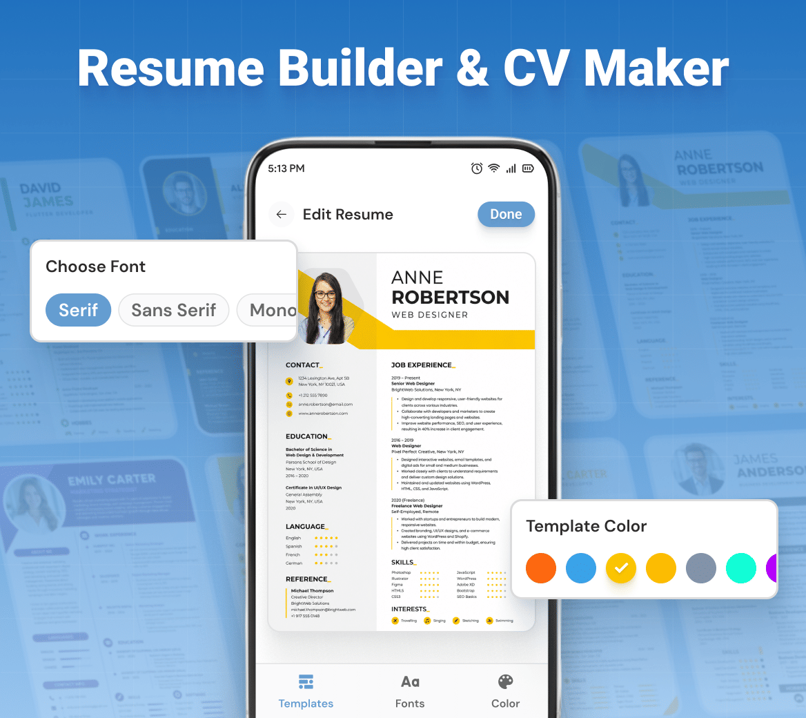 Resume Maker, CV Builder