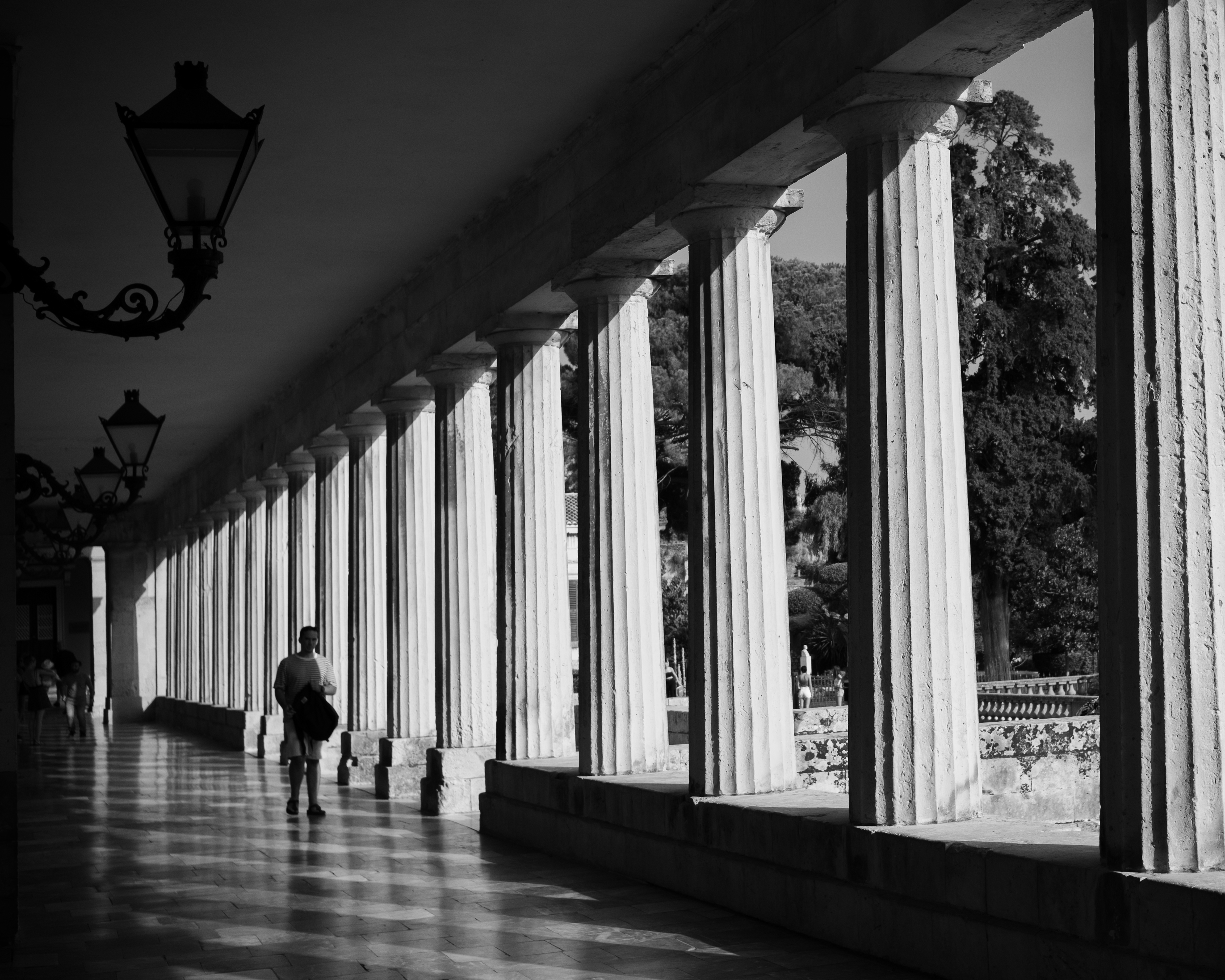 Timeless Shadows: A Stroll Through Ancient Greece