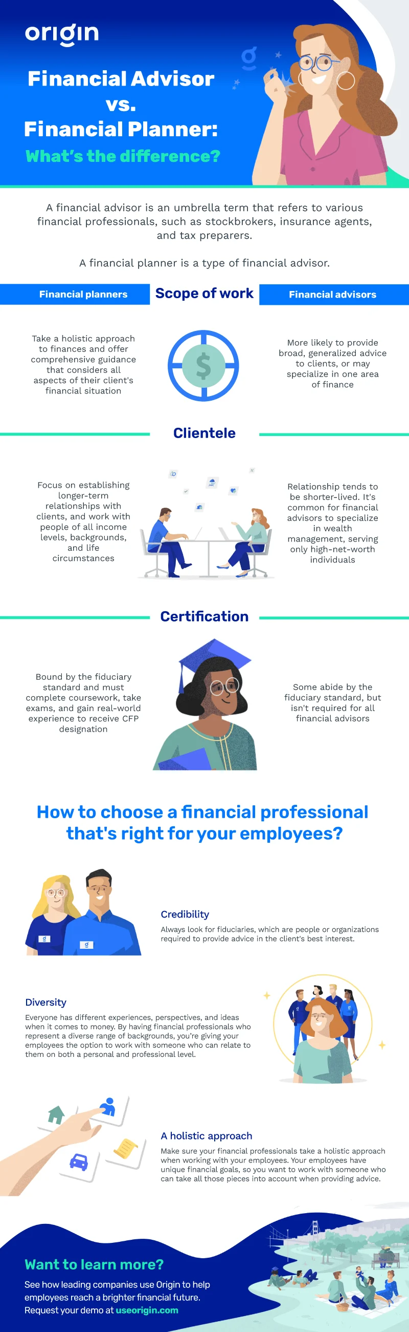 Financial Planner vs Financial Advisor Origin Financial