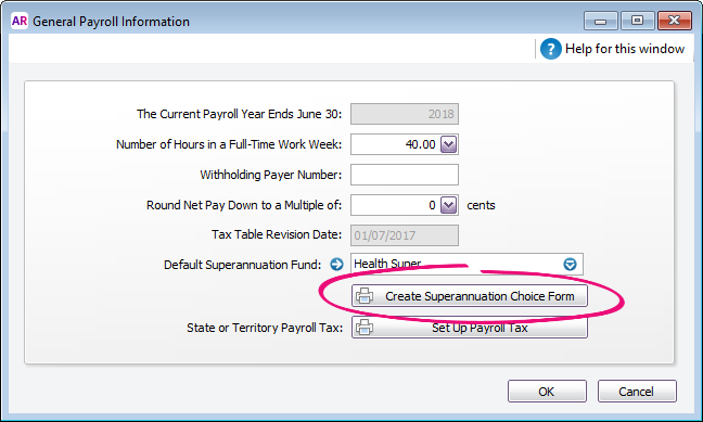 Get or view a superannuation standard choice form
