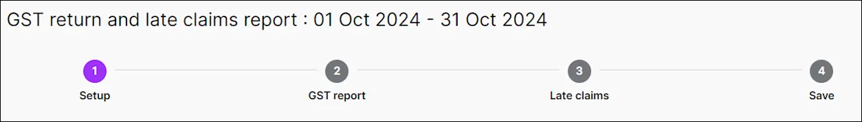 Completing your GST return