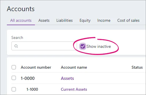 Adding, editing and deleting accounts