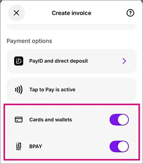 Online payment options highlighted