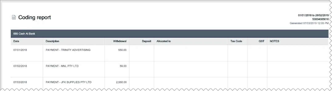 Generate coding reports