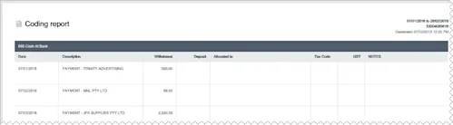 Generate coding reports