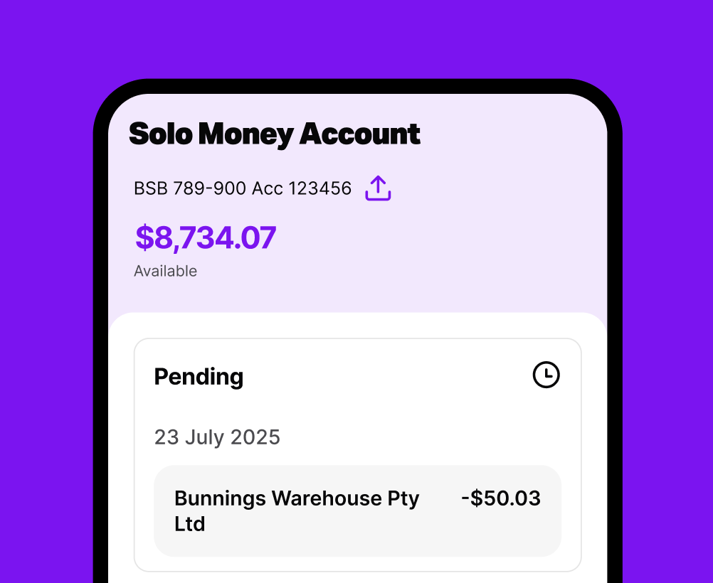 Solo by MYOB App: Admin Features for Sole Traders