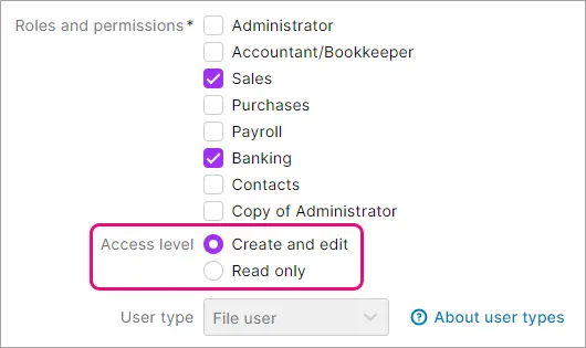 Manage users