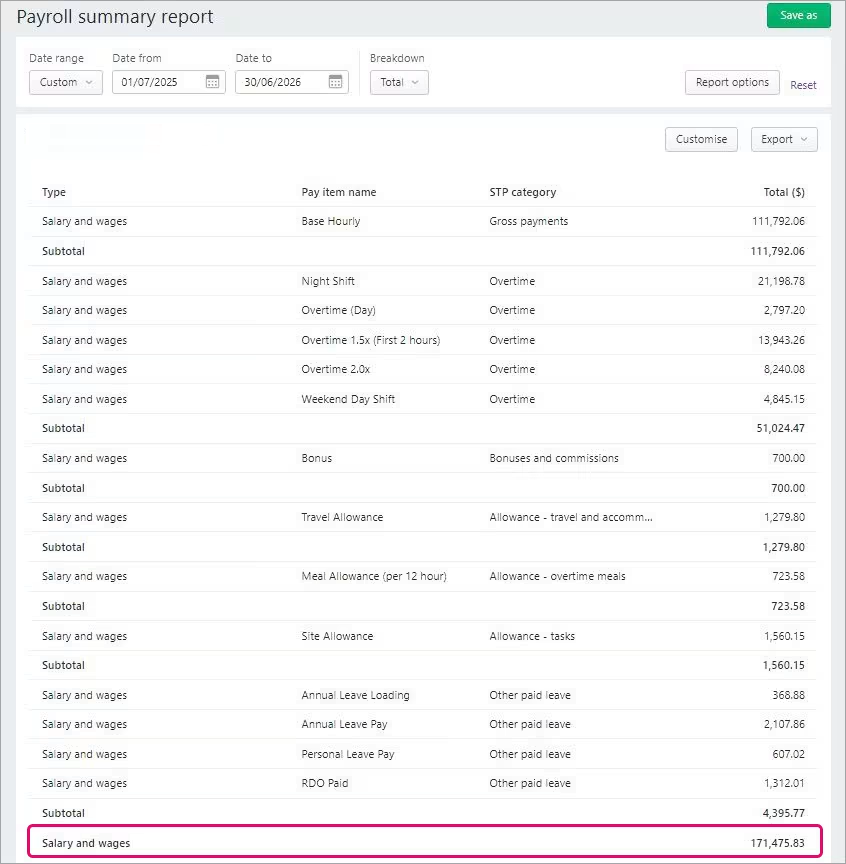 End of year finalisation with Single Touch Payroll reporting