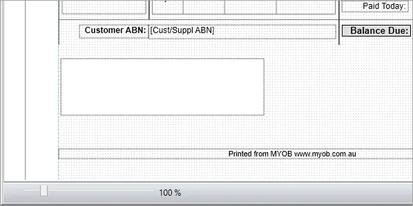 Drag a box that's large enough to include your payment instructions.