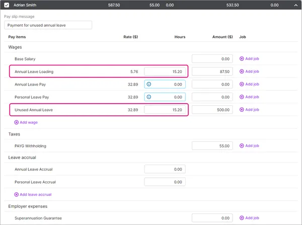 Sample Final Pay Processing a final pay