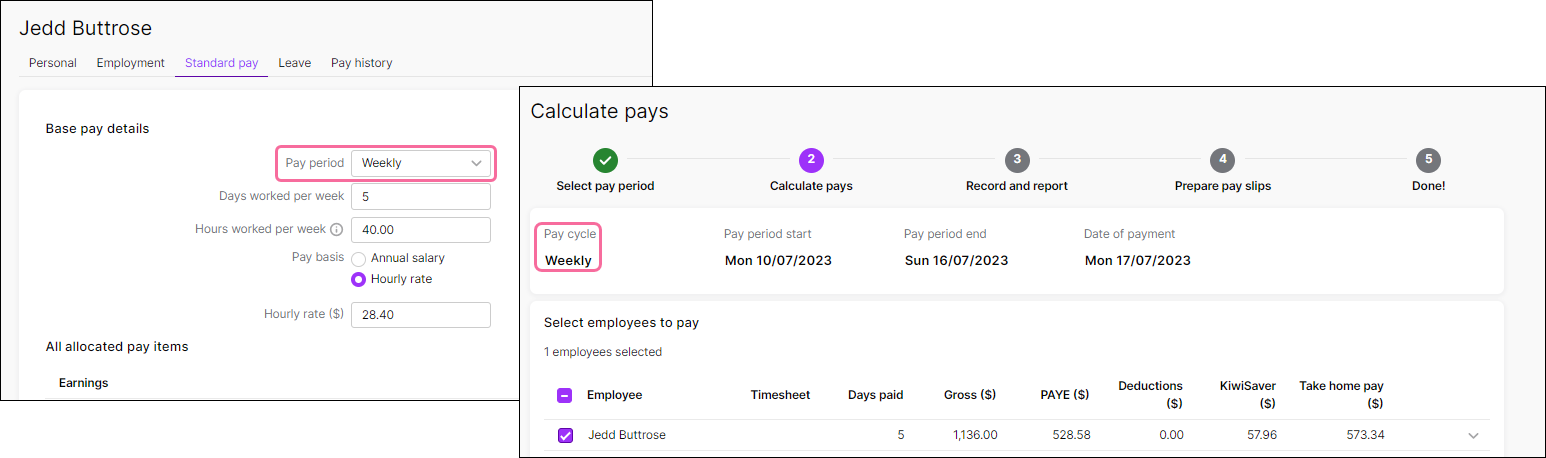 how to run payroll and statutory payments on ropay 
