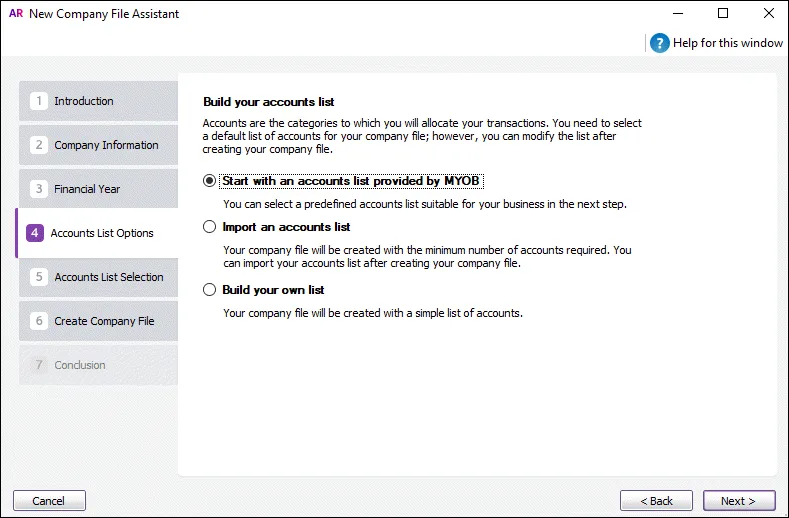 File Companies Or Create a company file
