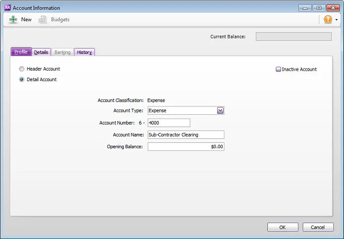 TPAR - Sample Expense account