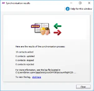 syncresults