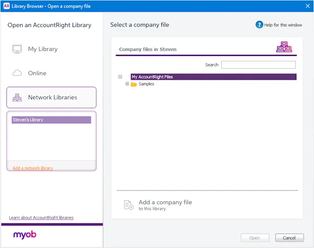 Compny File Server Logo Company file changes between v19 and new AccountRight