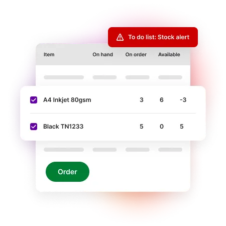 Feature | Inventory | Never run out of your hot ticket items again