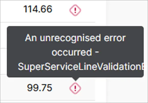 This error can occur if there's incorrect details stored for the employee who's super payment is showing this error.