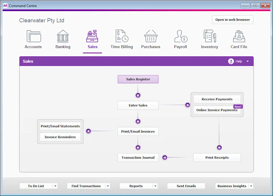 Downloads MYOB Support