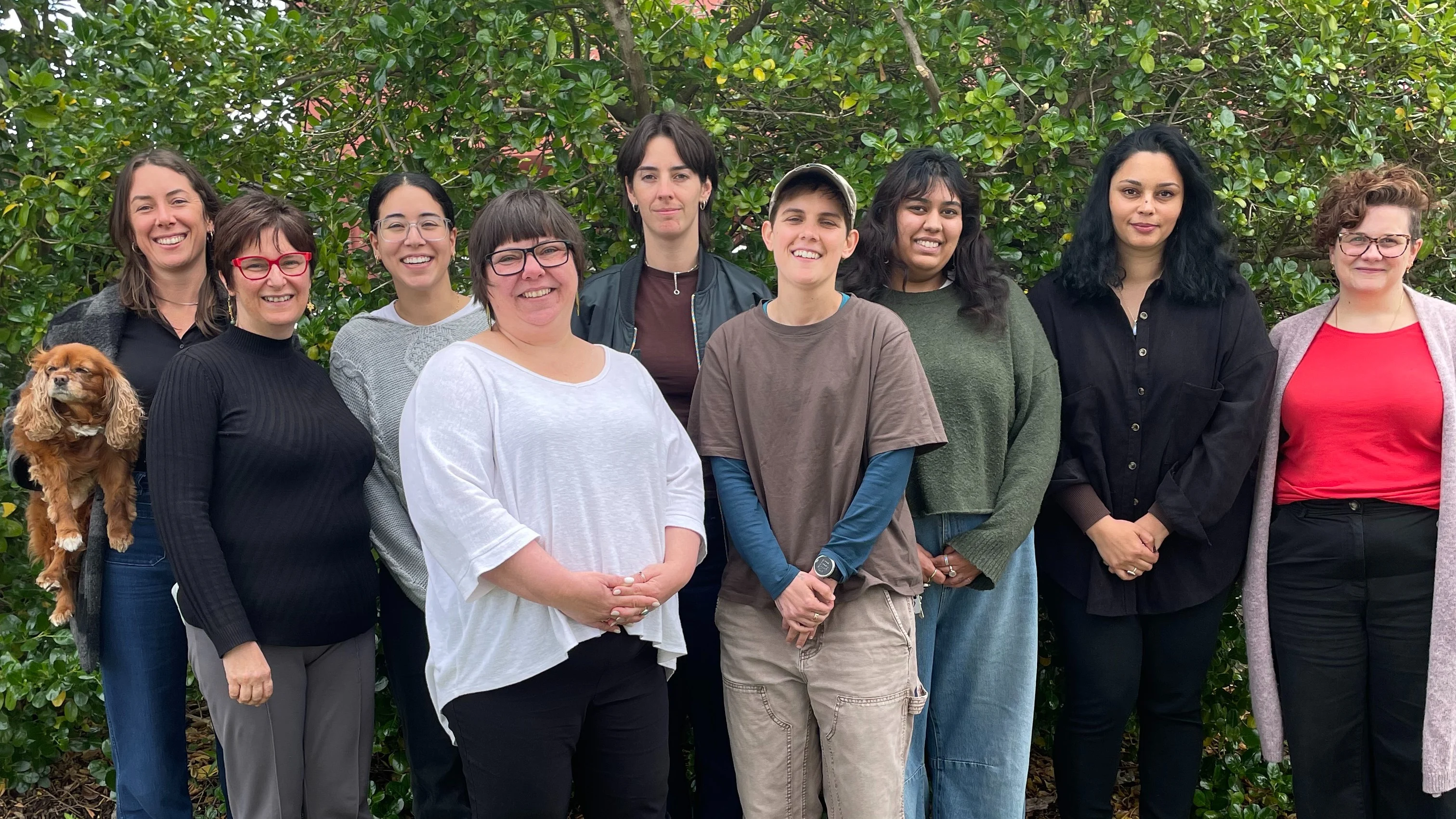 Juno team pose for a team photo.