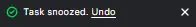 Click Undo if you want the information to reappear