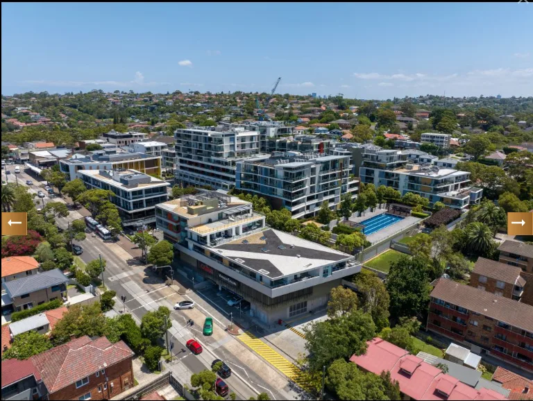 Aerial-image-of-Balgowlah-shopping-centre