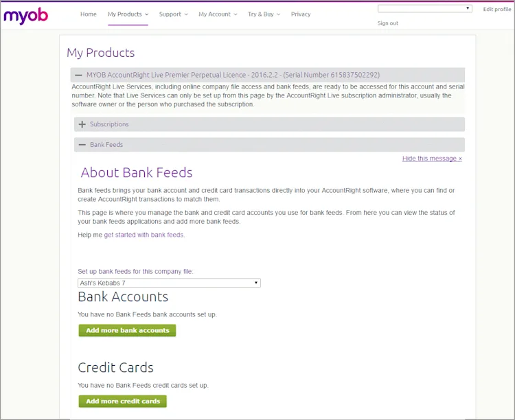 Myob Add User Managing your MYOB account