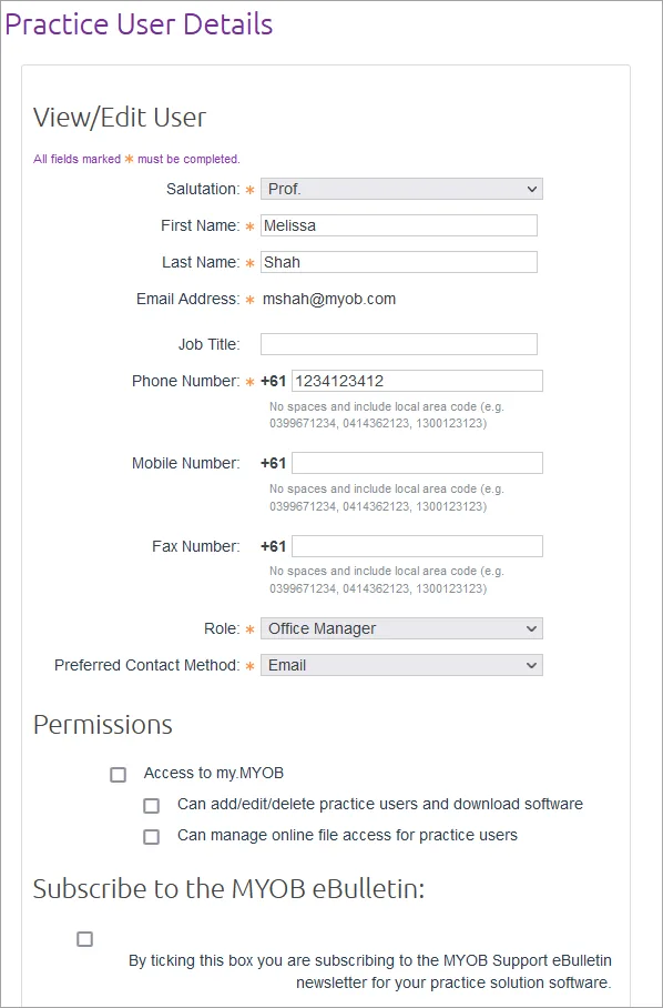 Myob Add User Adding or removing staff in MYOB Practice