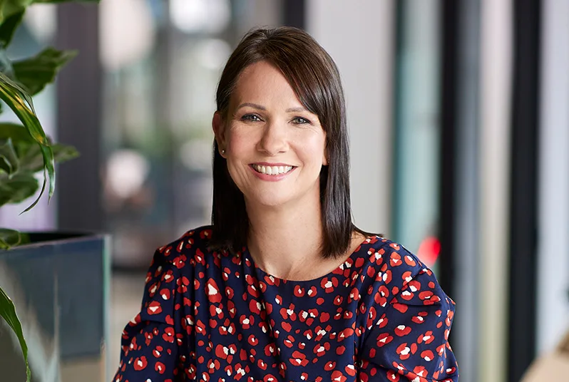 Corporate photo of Caroline Rawlinson, Chief Financial Officer for MYOB