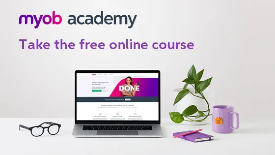 MYOB Academy Take the online course image
