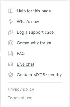 Get Help Functionality Getting help