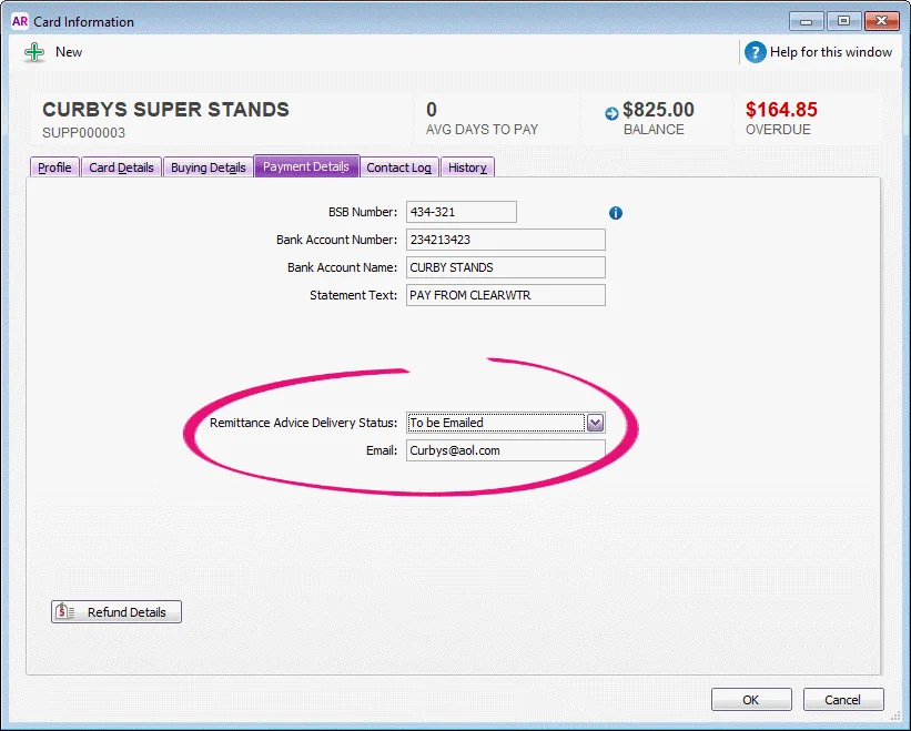 Remittance advice delivery preference