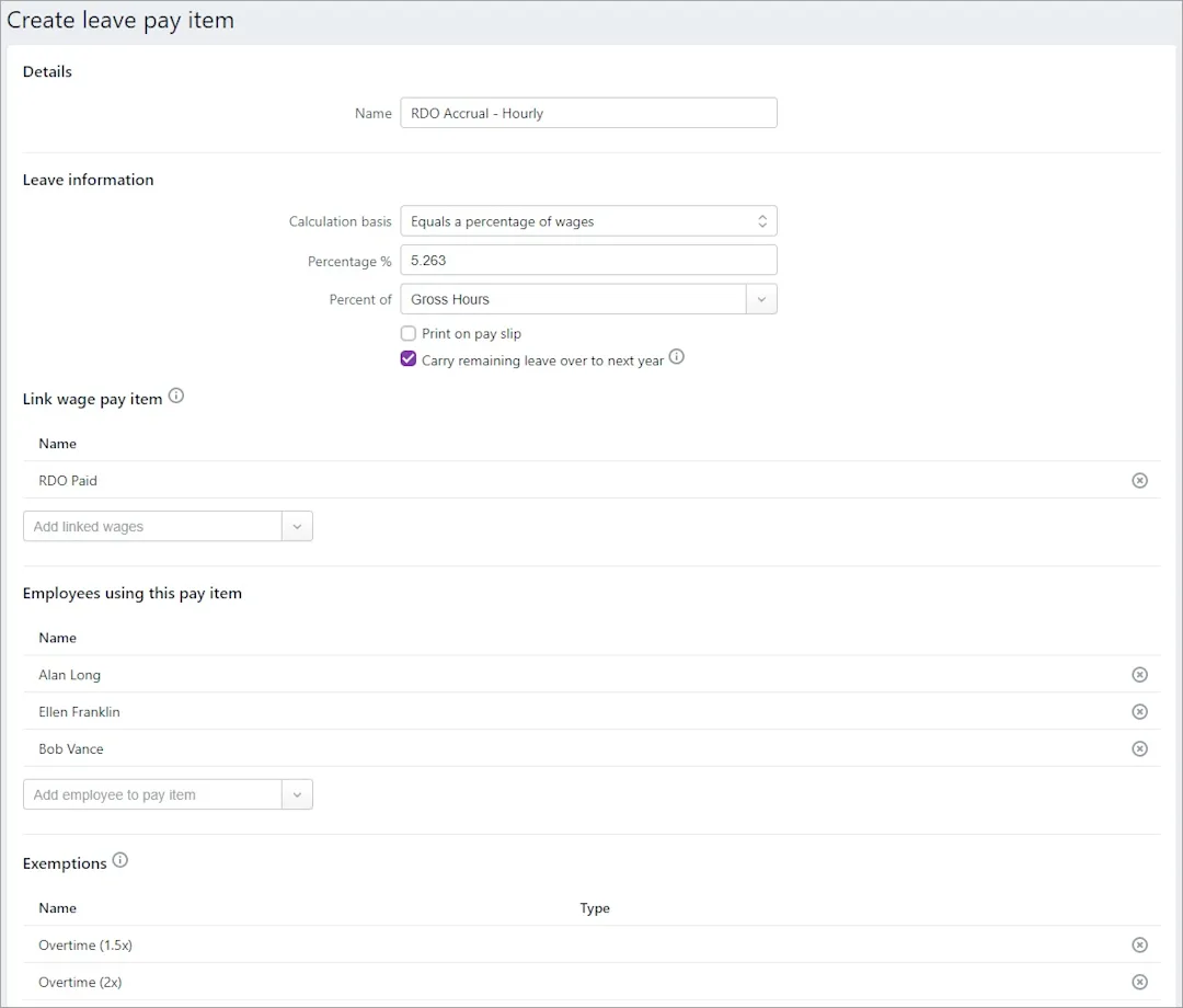 Rdo Code 126 Example Rostered days off (RDOs)