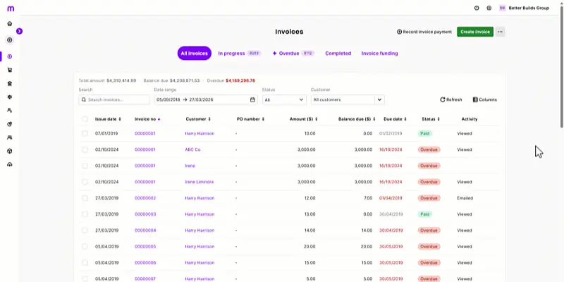 Hide and reorder coumns