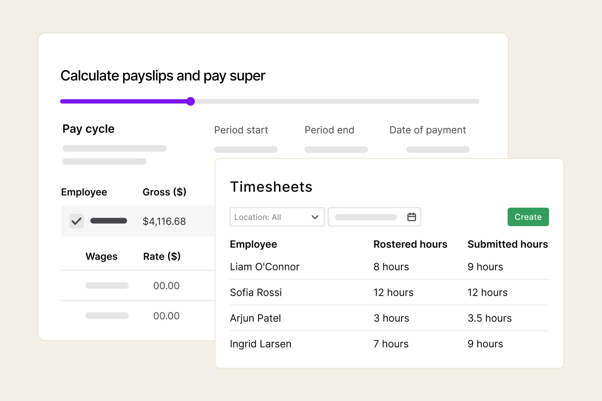 Timesheet and Rostering Software for Small Business